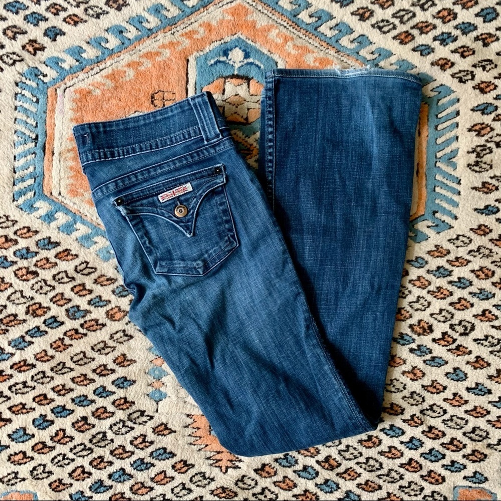Hudson Signature Bootcut Flap Pocket Jeans